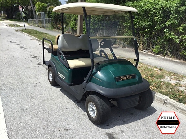 Green Club Car 4 Passenger Golf Cart affordable golf cart rental, golf cart rent isle of palms golf cart rental
