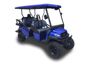 Hydro Blue Bintelli Beyond 6 Passenger Lifted Golf Cart golf car rental isle of palms, golf cart rental near me
