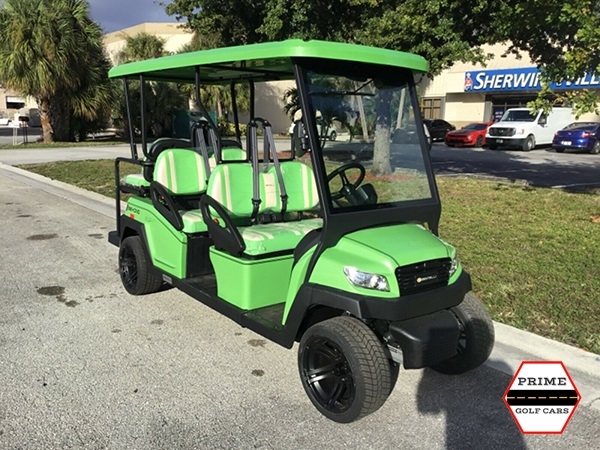 Lime Bintelli Beyond 6 Passenger Golf Cart affordable golf cart rental, golf cart rent isle of palms golf cart rental