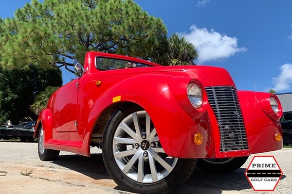 Red America EV 39 Roadster 4 Passenger Golf Cart affordable golf cart rental, golf cart rent isle of palms golf cart rental