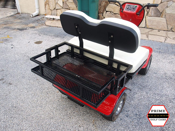 Red Cricket ESV Mini Mobility Golf Cart affordable golf cart rental, golf cart rent isle of palms golf cart rental