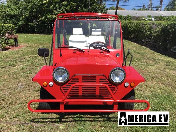 Red Mokee 4 Passenger Golf Cart affordable golf cart rental, golf cart rent isle of palms golf cart rental
