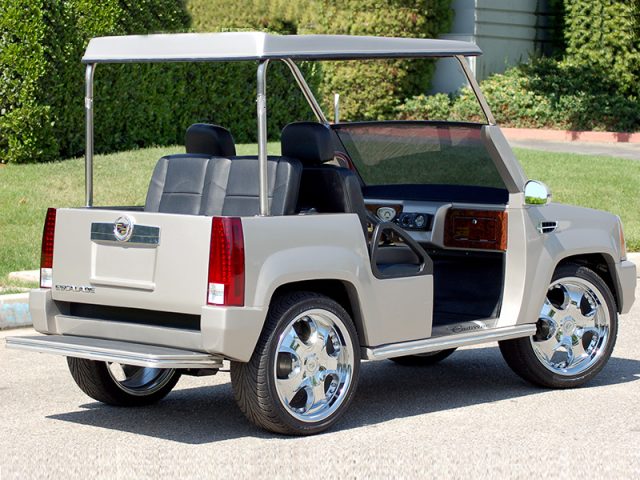 Silver Escalade Golf Cart affordable golf cart rental, golf cart rent isle of palms golf cart rental