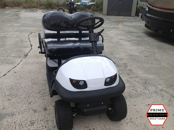 White Cricket RX5 Mini Golf Cart affordable golf cart rental, golf cart rent isle of palms golf cart rental