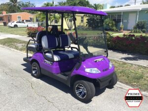 Purple Advanced EV 4 Passenger Lifted Golf Cart isle of palms golf cart service, golf cart repair chicago